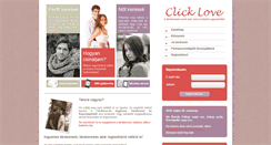 Desktop Screenshot of clicklove.hu
